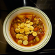 Soup in a bowl with oyster crackers. My masterpiece.